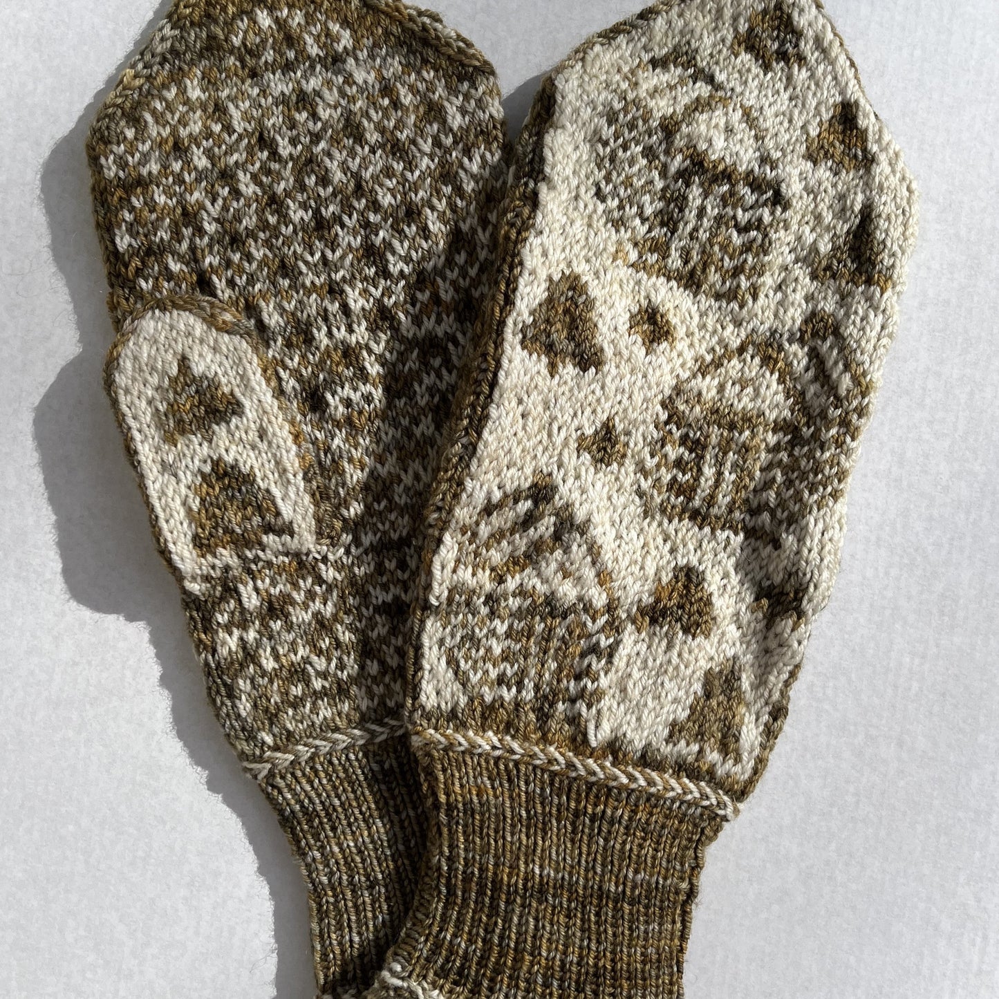 Gimli, vettlingar - dömu eða herra uppskriftir